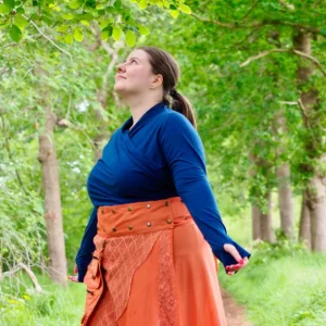 Astarte Top Bamboo/Cotton Blauw