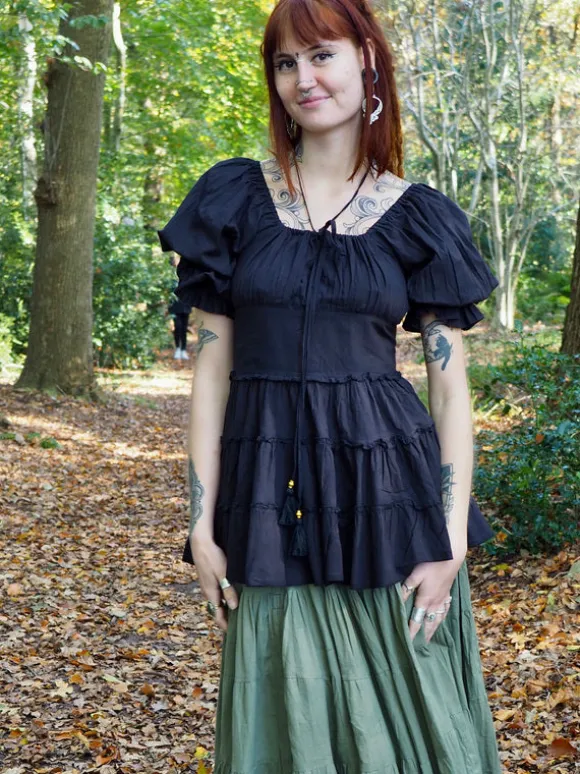 Boho Blouse Zwart