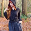 Hooded Vest Sweater Zwart