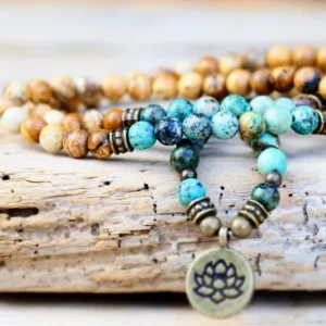Jasper Lotus mala