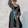 Kimono Jurk Zahara Zwart
