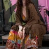 Layla Kimono Warm bruin