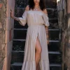 Luna Dress Beige