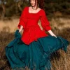 Midi Vaiana Dress Knalrood