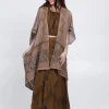 Nomad Chic poncho Licht bruin