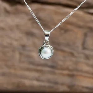 Pearl Zilveren Hangertje