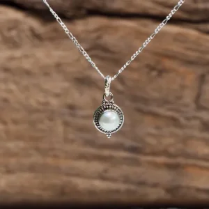Pearl Zilveren Hangertje