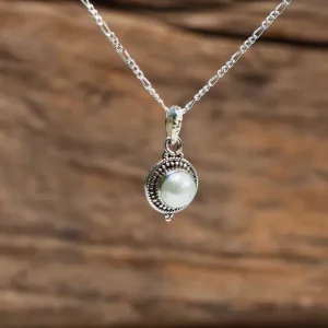 Pearl Zilveren Hangertje