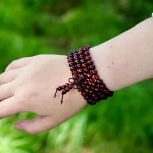 Tibetan Red Mala 6 mm.