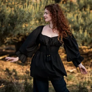 Vaiana Boho Blouse zwart