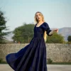 Vaiana Zomerjurk Donkerblauw