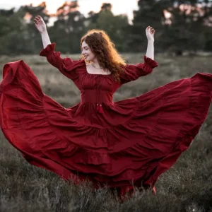 Vaiana Zomerjurk Warm Rood