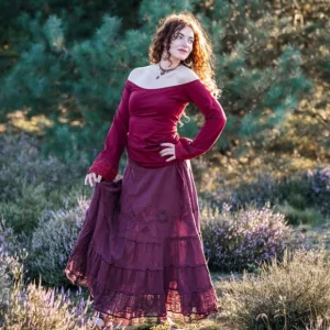 Ziva Rok Marroon rood