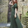 Zomer Berkana Jurk Groen